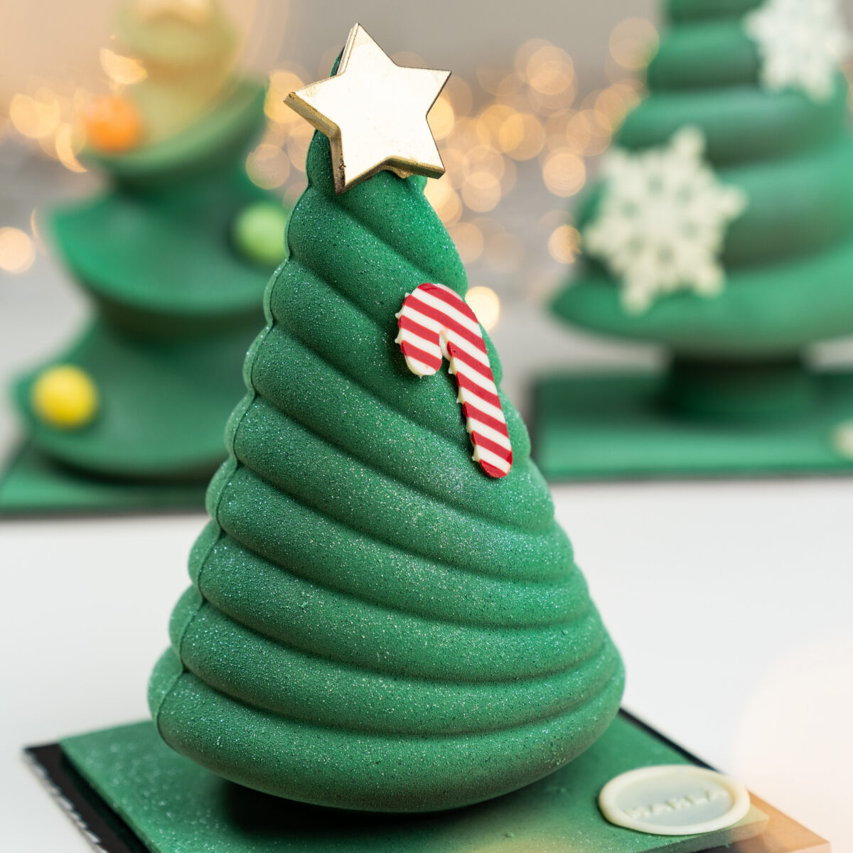 Green milk chocolate tree