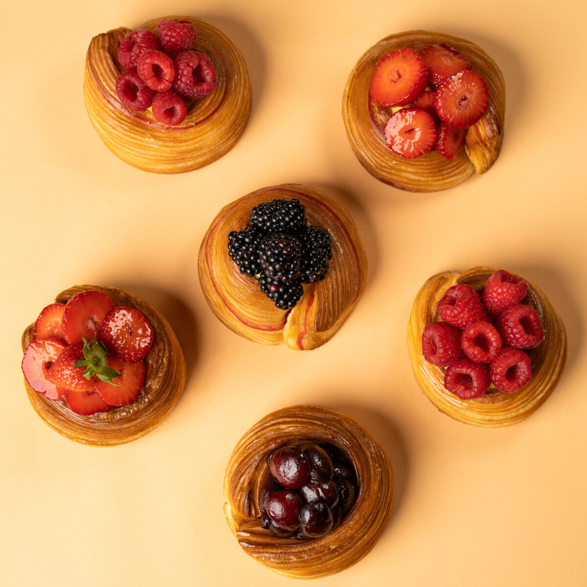 Girella crema e frutta