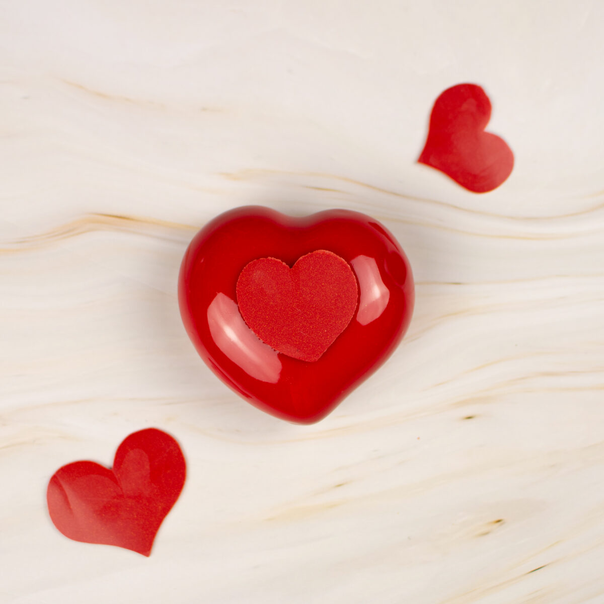 Monoporzione Cuore Rosso